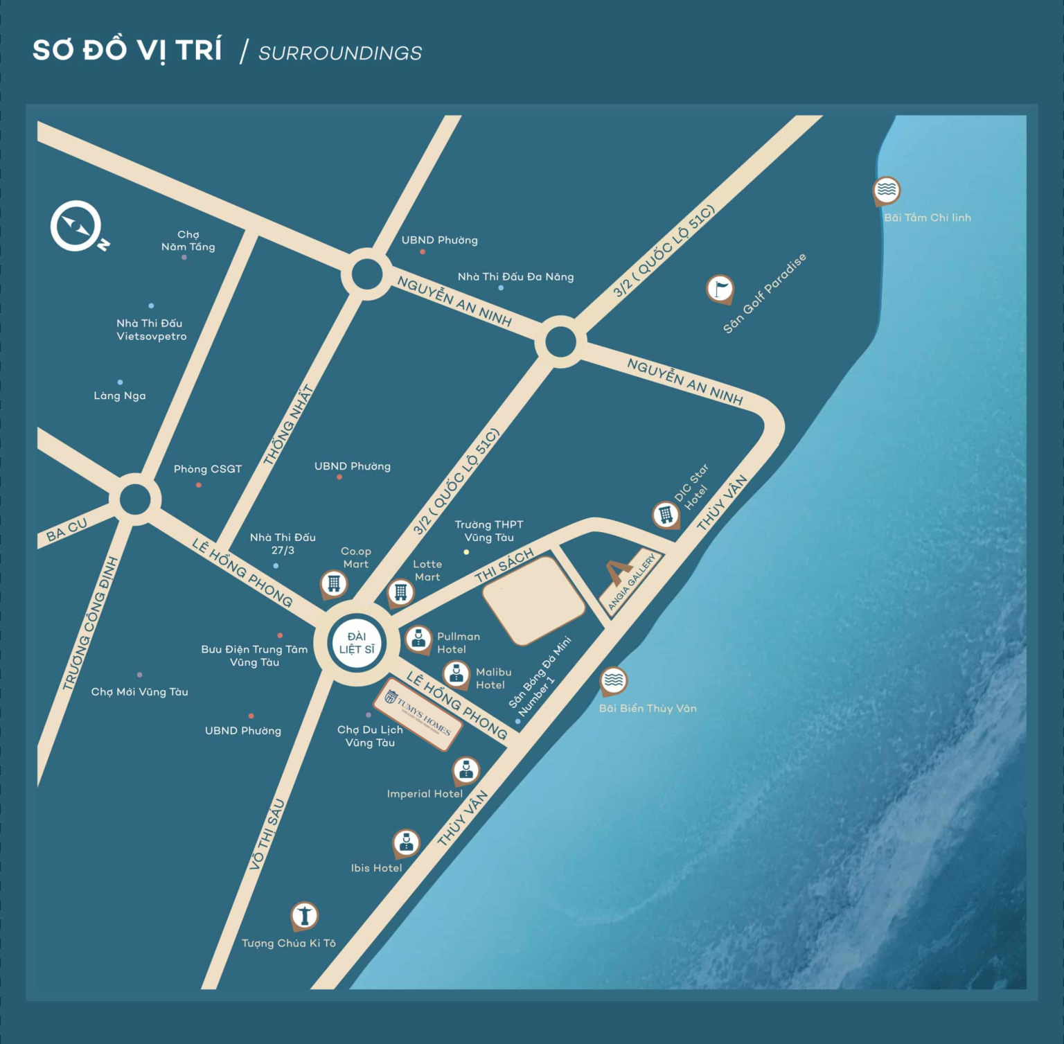 Vị trí Tumys Gold